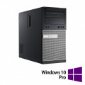 Calculator Refurbished Dell OptiPlex 7010 Tower, Intel Core i5-3470 3.20GHz, 8GB DDR3, 256GB SSD, DVD-RW + Windows 10 Pro