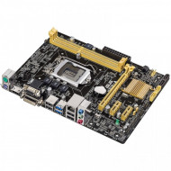 Placa de baza Asus H81M-A, Socket 1150, mATX, Shield, Cooler, Suporta CPU Gen 4