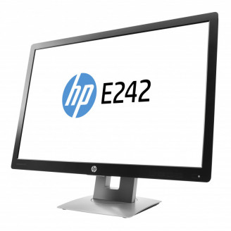 Monitor Second Hand HP EliteDisplay E242, 24 Inch IPS, 1920 x 1200, VGA, Display Port, HDMI, USB