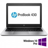 Laptop Refurbished HP ProBook 430 G4, Intel Core i5-7200U 2.50GHz, 8GB DDR4, 128GB SSD, 13.3 Inch, Webcam + Windows 10 Pro