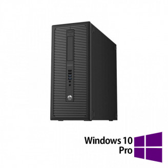 Calculator Refurbished HP Prodesk 600 G1 Tower, Intel Core i5-4570 3.20GHz, 8GB DDR3, 240GB SSD, DVD-RW + Windows 10 Pro