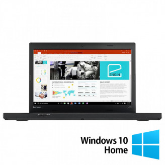 Laptop Refurbished LENOVO ThinkPad L470, Intel Core i5-6300U 2.40-3.00GHz, 8GB DDR4, 256GB SSD, 14 Inch HD + Windows 10 Home