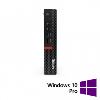 Calculator Nou Lenovo ThinkCentre M720q MiniPC, Intel Core i5-9500T 2.20 - 3.70GHz, 16GB DDR4, 512GB SSD + Windows 10 Pro