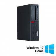 PC Refurbished LENOVO M720s SFF, Intel Core i5-8400 2.80GHz, 8GB DDR4, 256GB SSD + Windows 10 Home